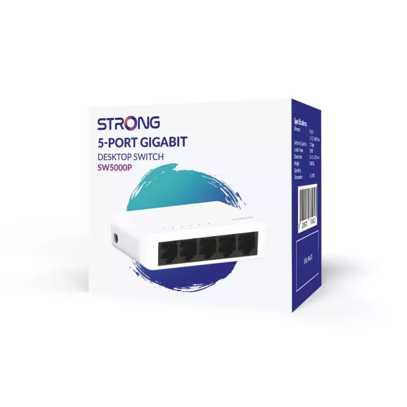 Strong SW5000P netwerkswitch Gigabit Ethernet 10/100/1000 5 poorten