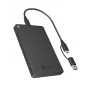 ICY BOX IB-201T-CU31 SSD-behuizing zwart 2,5 inch
