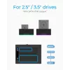 ICY BOX IB-127CL-U3 USB 3.2 Gen 1 (3.1 Gen 1) Type-B zwart