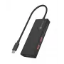 ICY BOX IB-HUB1436-CPD bedrade USB 3.2 Gen 2 (3.1 Gen 2) Type-A zwart