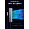 UGREEN 70336 (CM219) USB-C-naar-4x-USB 3.0-hub, 5 Gbps, OTG, USB-C-voedingspoort, 15 cm kabel, grijs