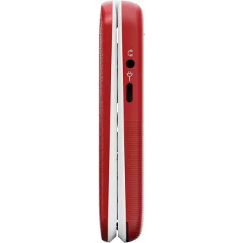 Mobiele telefoon Doro Leva L20 4G, 2,8 inch scherm, rood-wit