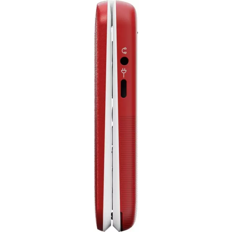 Mobiele telefoon Doro Leva L20 4G, 2,8 inch scherm, rood-wit
