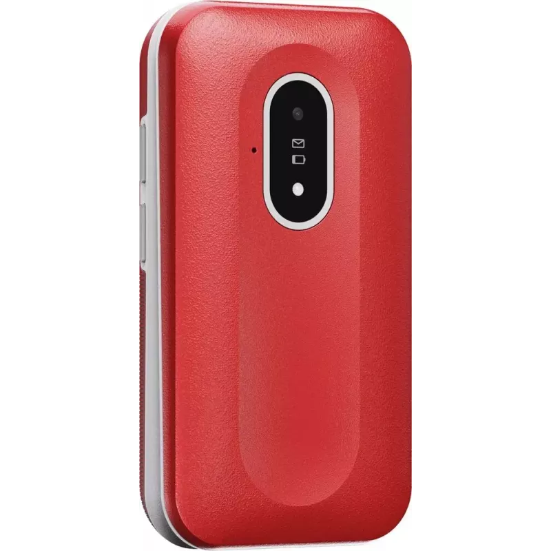 Mobiele telefoon Doro Leva L20 4G, 2,8 inch scherm, rood-wit