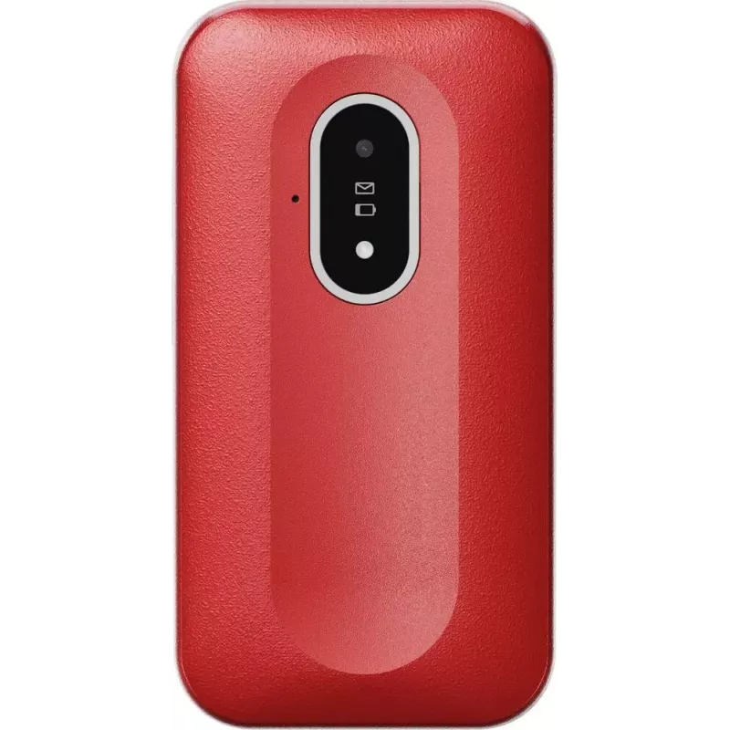 Mobiele telefoon Doro Leva L20 4G, 2,8 inch scherm, rood-wit