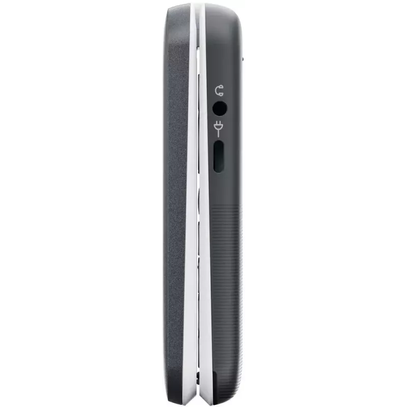 Doro Leva L30 4G klaptelefoon, 2,8 inch, grafiet/wit