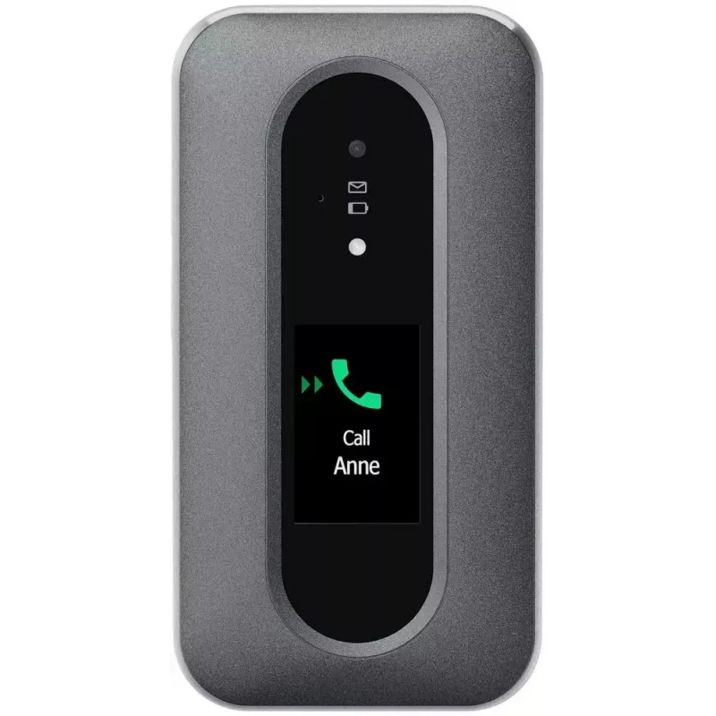 Doro Leva L30 4G klaptelefoon, 2,8 inch, grafiet/wit