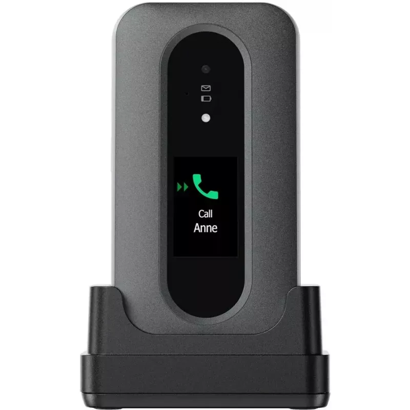 Doro Leva L30 4G klaptelefoon, 2,8 inch, grafiet/wit