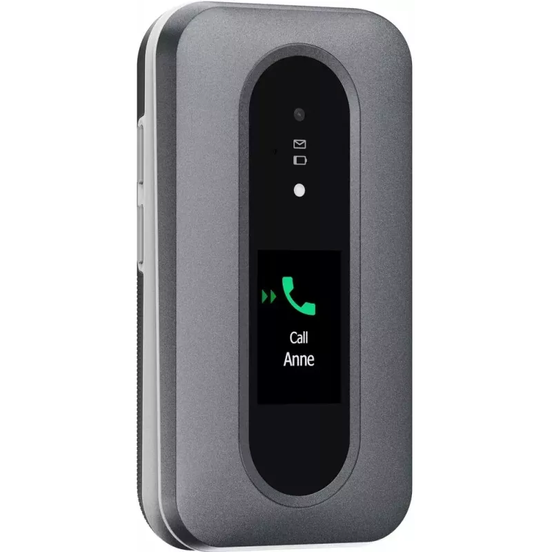 Doro Leva L30 4G klaptelefoon, 2,8 inch, grafiet/wit