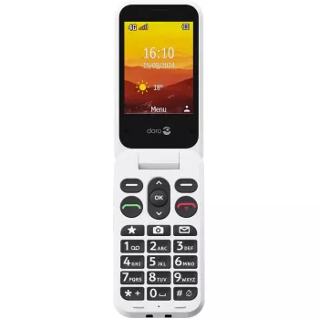 Mobiele telefoon Doro Leva L30 5,0 inch grafiet-wit