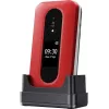 Doro Leva L30 4G klaptelefoon, 2,8 inch, rood/wit
