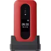 Doro Leva L30 4G klaptelefoon, 2,8 inch, rood/wit