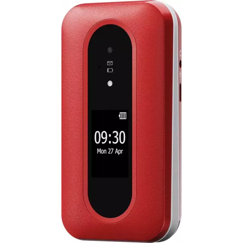 Doro Leva L30 4G klaptelefoon, 2,8 inch, rood/wit
