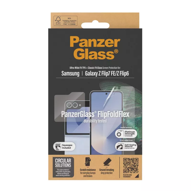 PanzerGlass ® schermbescherming Samsung Galaxy Z Flip6 | glas & folie