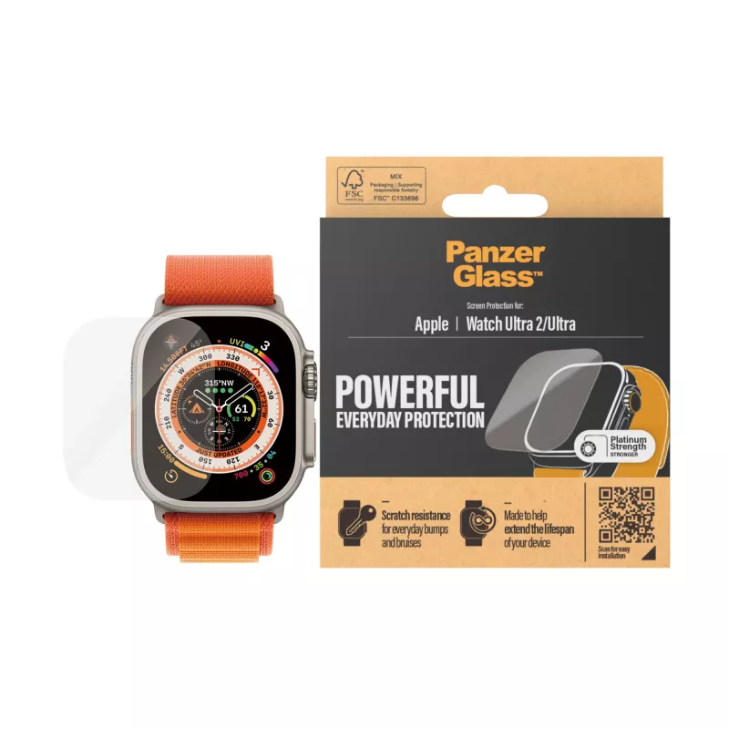 PanzerGlass ® schermbescherming Apple Watch Ultra 2 | Ultra | 49 mm