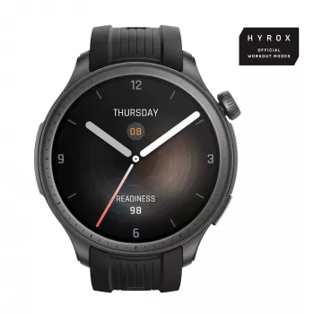 Amazfit Balance 3,81 cm (1,5 inch) AMOLED 46 mm digitaal 480 x 480 pixel touchscreen zwart Wi-Fi GPS (satelliet)