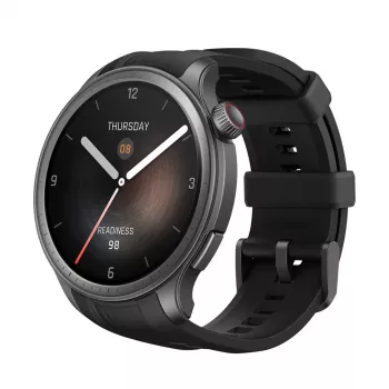 Amazfit Balance 3,81 cm (1,5 inch) AMOLED 46 mm digitaal 480 x 480 pixel touchscreen zwart Wi-Fi GPS (satelliet)