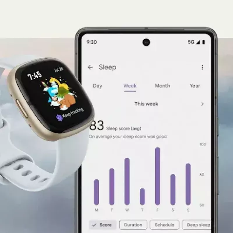 Smartwatch Fitbit Sense 2 digitaal touchscreen zwart