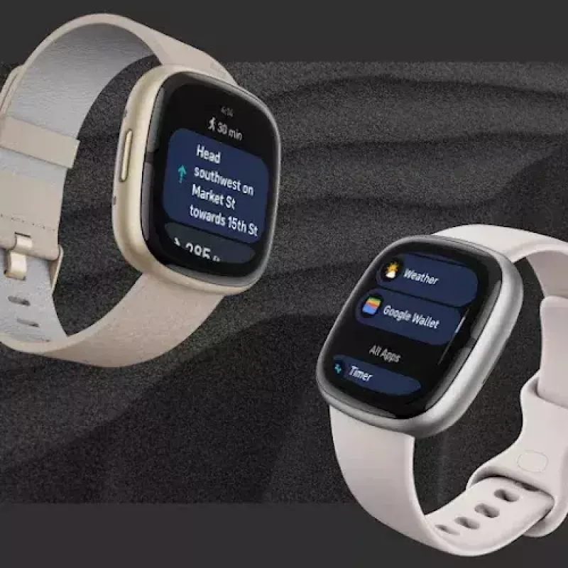 Smartwatch Fitbit Sense 2 digitaal touchscreen zwart