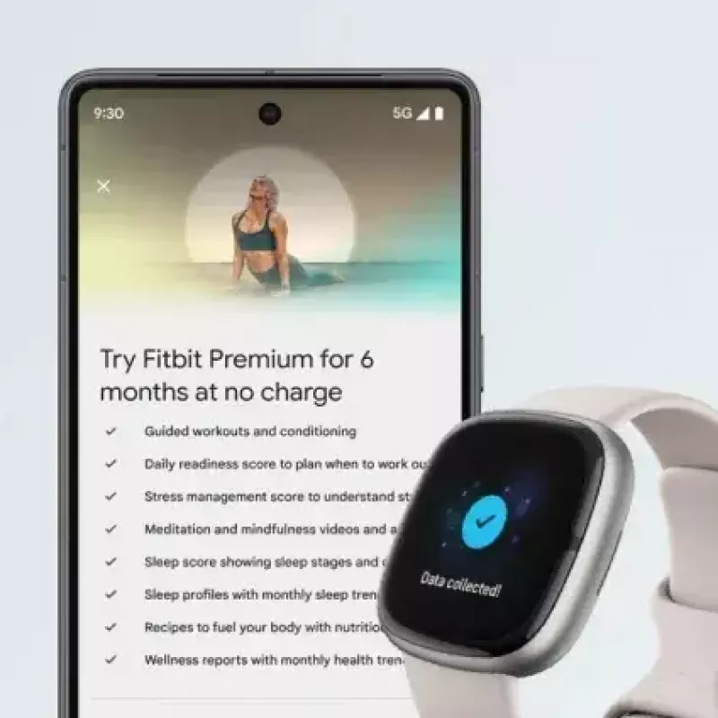 Smartwatch Fitbit Sense 2 digitaal touchscreen zwart