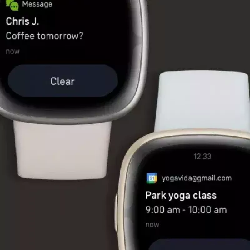 Smartwatch Fitbit Sense 2 digitaal touchscreen zwart