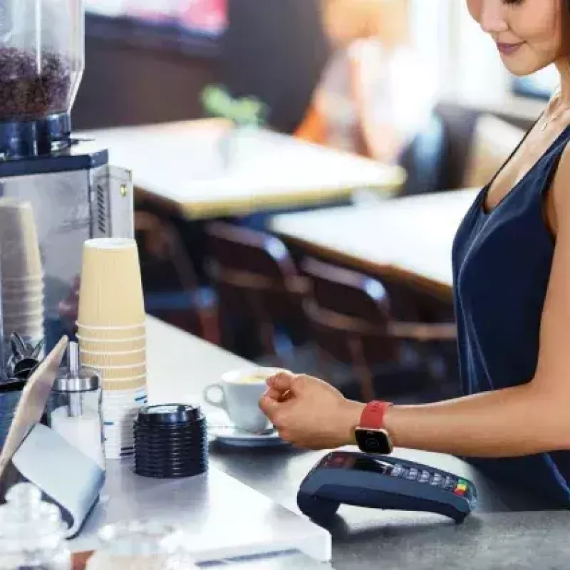 Smartwatch Fitbit Sense 2 digitaal touchscreen zwart