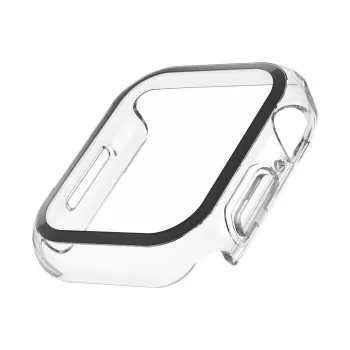 Belkin ScreenForce TemperedCurve 2-in-1 screenprotector voor Apple Watch 4-9/SE 44/45 mm, transparant
