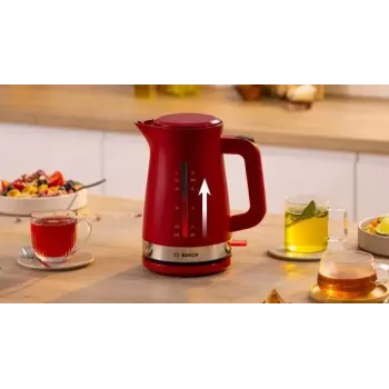 Bosch TWK4M224 elektrische waterkoker 1,7 L 2400 W rood
