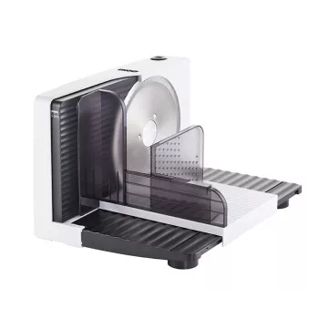 Unold 78860 elektrische snijmachine 100 W zwart, wit kunststof, roestvrij staal