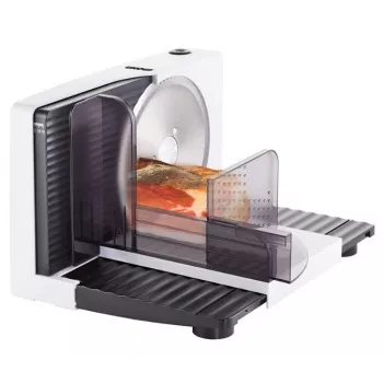 Unold 78860 elektrische snijmachine 100 W zwart, wit kunststof, roestvrij staal