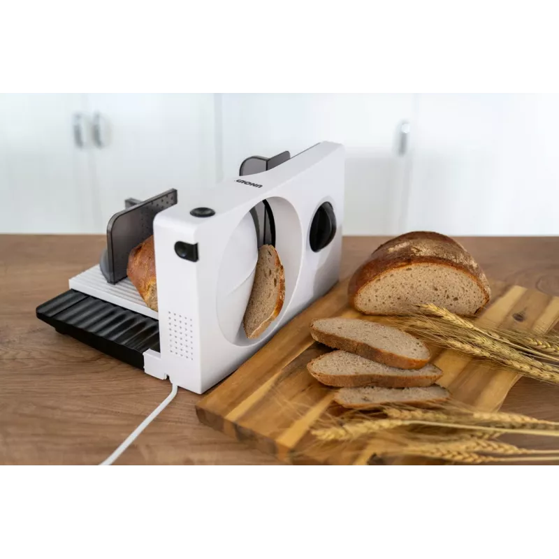 Unold 78860 elektrische snijmachine 100 W zwart, wit kunststof, roestvrij staal
