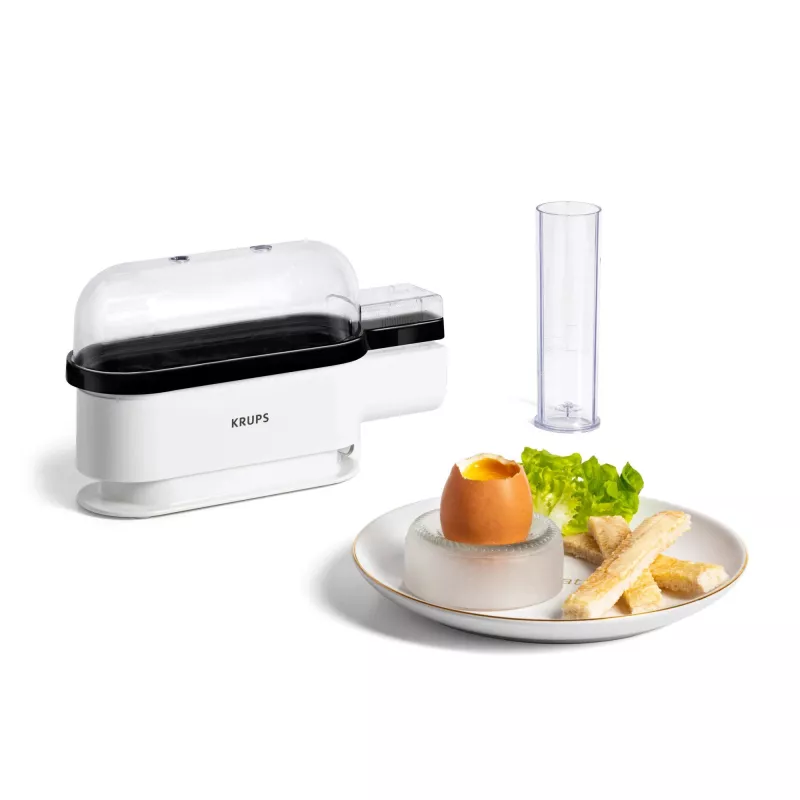Eierkoker Krups EG2341 3 eieren capaciteit 300 W zwart wit