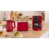 Filterkoffiezetapparaat Bosch TKA3M134 — 1,4 l waterreservoir, 15 kopjes capaciteit, rood