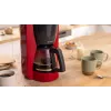 Filterkoffiezetapparaat Bosch TKA3M134 — 1,4 l waterreservoir, 15 kopjes capaciteit, rood