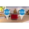 Broodrooster Bosch TAT4M224 2 sneetjes 950 W rood roestvrij staal
