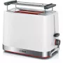 Broodrooster Bosch TAT4M221 2 sneetjes 950 W wit roestvrij staal