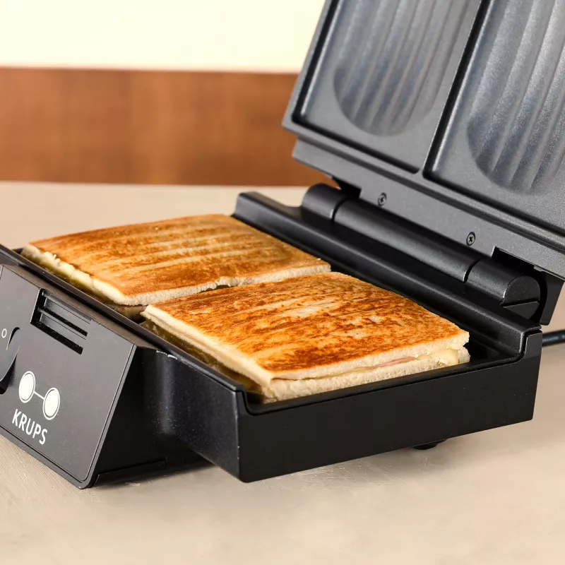 Krups FDK Iconic FDK462 sandwichmaker 850 W zwart