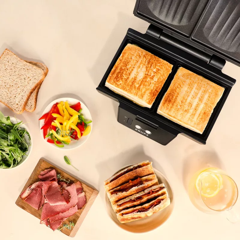 Krups FDK Iconic FDK462 sandwichmaker 850 W zwart