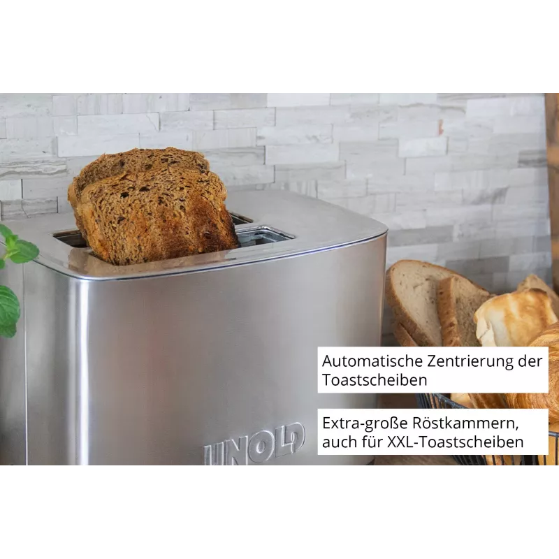 Broodrooster Unold Esge 38216, 2-sneetjes broodrooster met instelbare bruiningsgraad