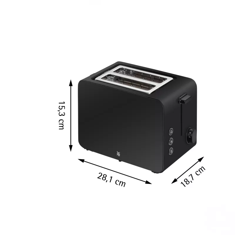 WMF Stelio 04.1421.0071 broodrooster, diepzwart