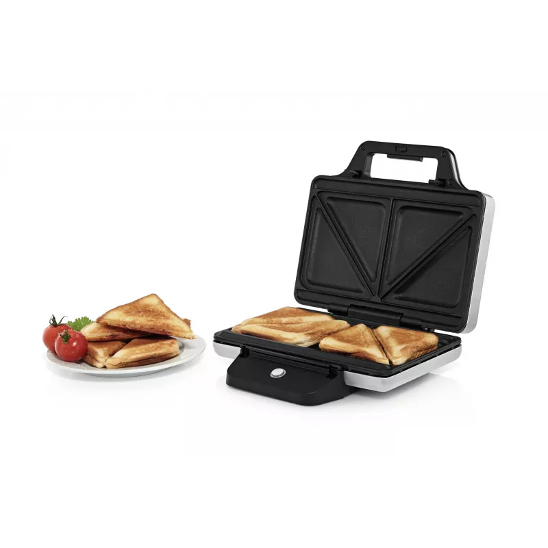 WMF 0415150011 sandwichmaker 800 W zwart, zilver