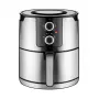 Unold 58655 friteuse double 5 L 1400 W heteluchtfriteuse zwart, roestvrijstaal