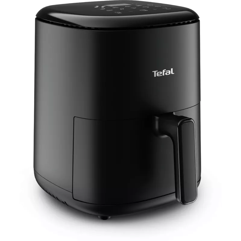 Heteluchtfriteuse Tefal Easy Fry EY145810 — 3 L inhoud, 1300 W, touchbediening, lcd-display, zwart