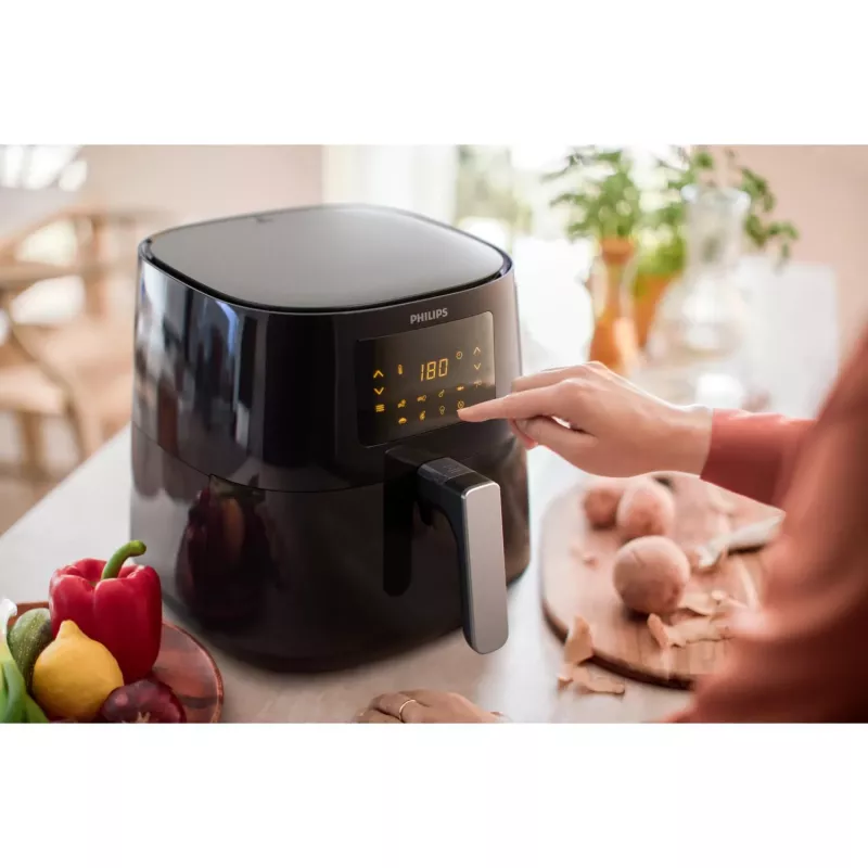 Philips 3000 series HD9270/70 Airfryer XL, heteluchtfriteuse, 6,2 L, 1,2 kg, Rapid Air, 200 °C, 5 personen
