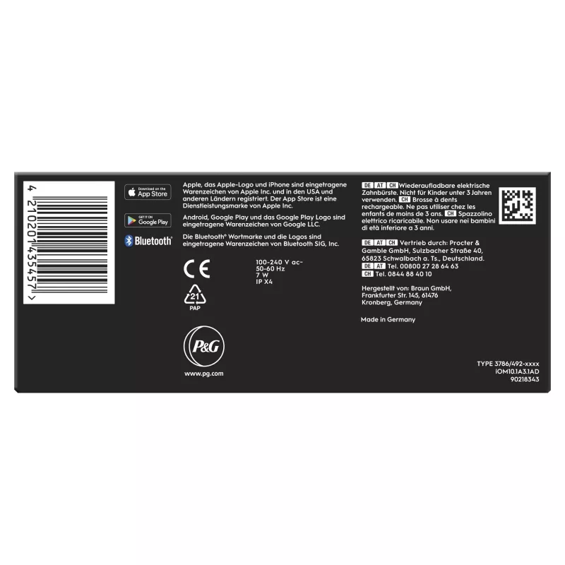 Oral-B iO Series 10 volwassenen roterend-oscillerende tandenborstel wit