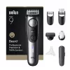 Braun BeardTrimmer 9 BT9520 baardtrimmer batterij 52 2 cm nat & droog zwart, grijs