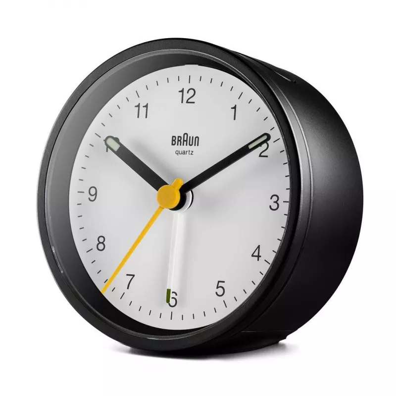 Braun BC12BW kwartswekker zwart, wit