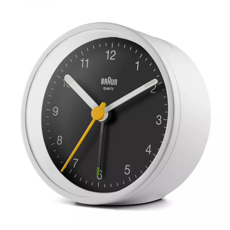 Braun BC12WB kwartswekker zwart, wit