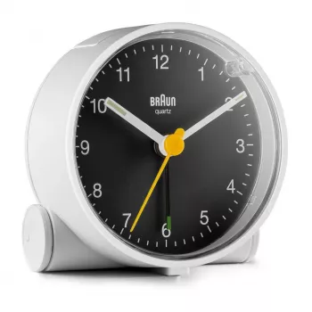 Braun BC01WB kwartswekker zwart, wit