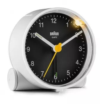 Braun BC01WB kwartswekker zwart, wit